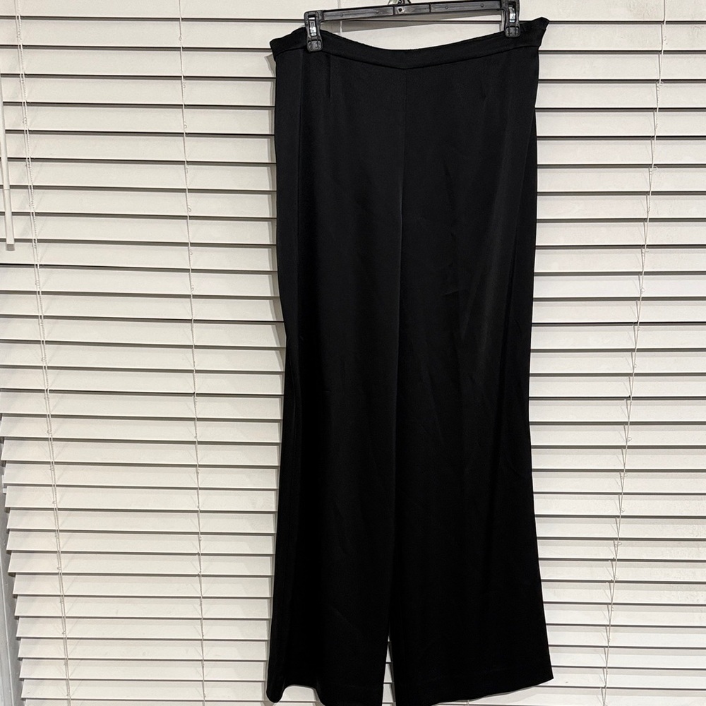 St. John Collection Black Wide Leg Pants